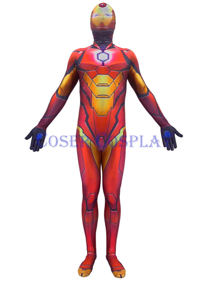 2019 Iron Man Halloween Costume Kids Zentai 0906